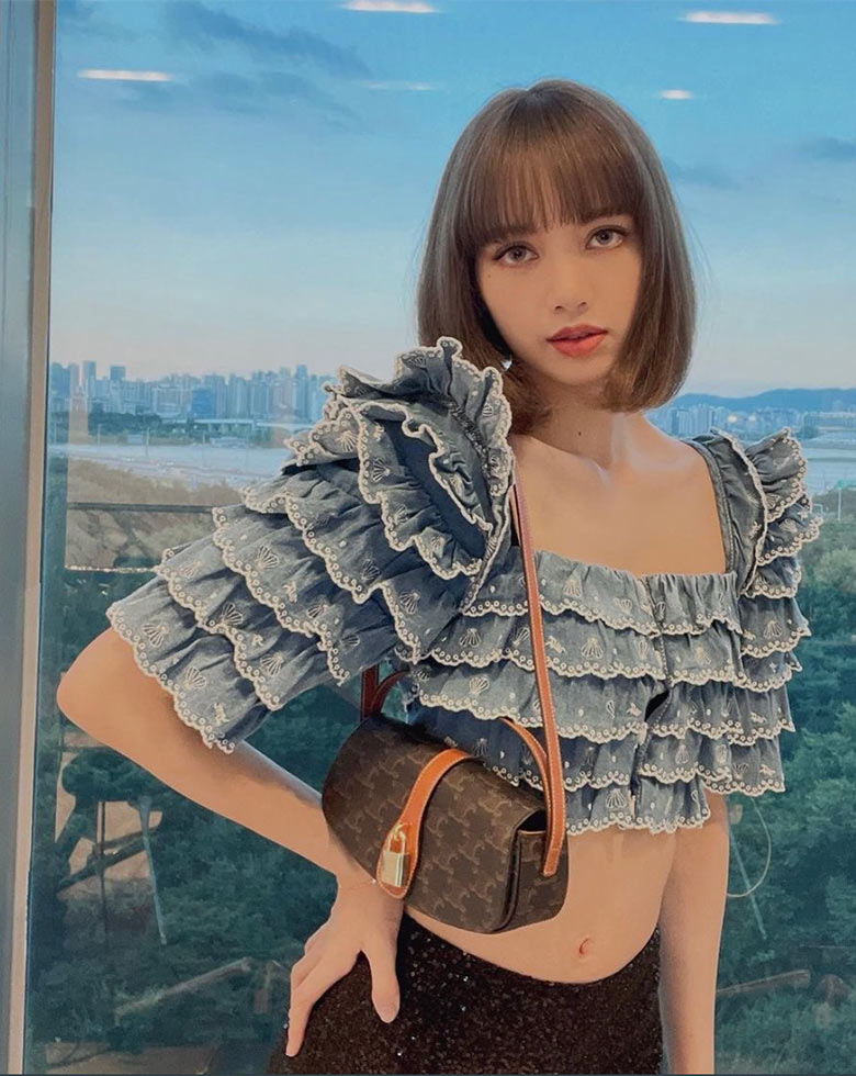 See Blackpink's Lisa Style the Celine Tabou Bag