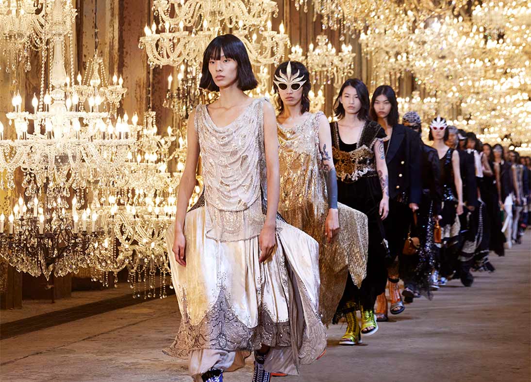 Louis Vuitton recreates the spring/summer 2022 runway show in